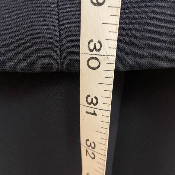 JONES WEAR NAVY SUIT WITH SHEATH DRESS AND DOUBLE BREASTED JACKET, SIZE 12 - Picture 10 of 15